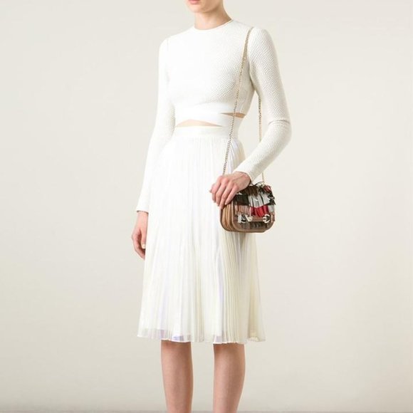 Jimmy Choo Zadie Fringe Elaphe Leather Crossbody - Picture 4 of 14